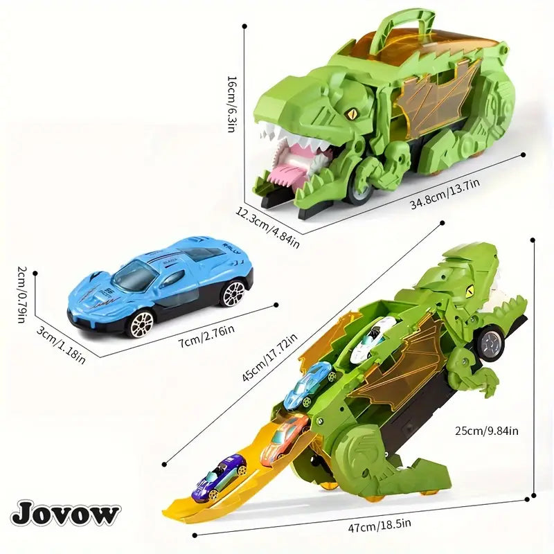 Dino Carrier Truck Toy – Creative Gift for Boys