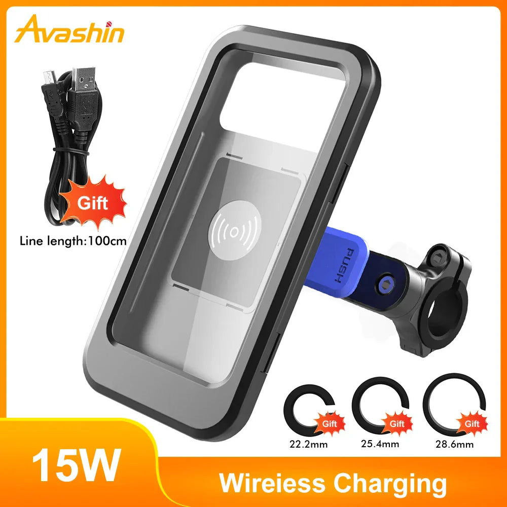 Waterproof Bike Phone Holder | Powerbank Handlebar Mount