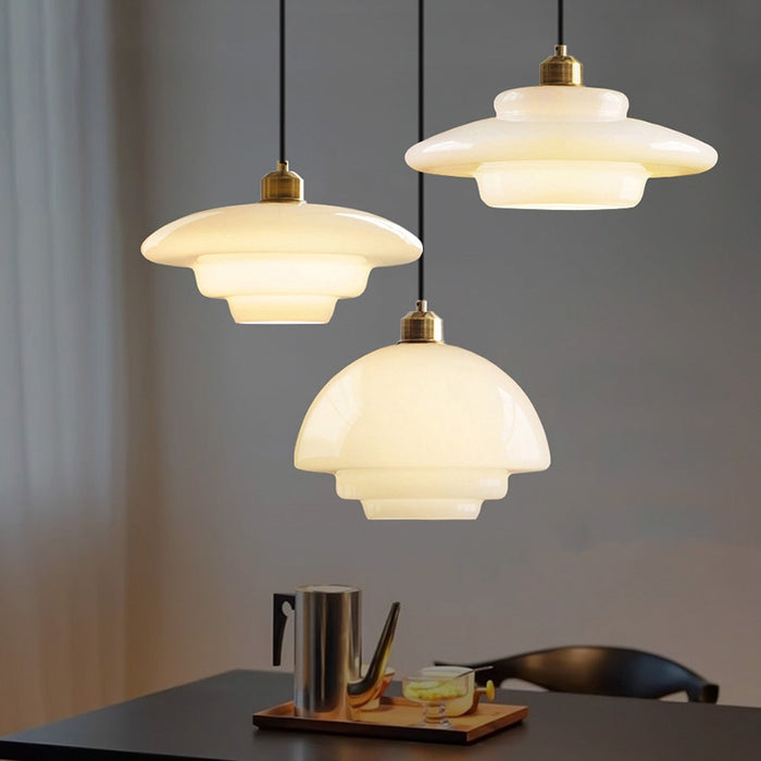 Stylish Glass Pendant Lamp | Elegant Interior Lighting Design