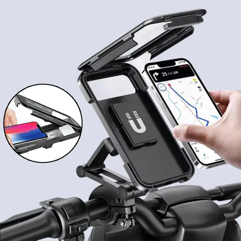 Waterproof Bike Phone Holder | Powerbank Handlebar Mount