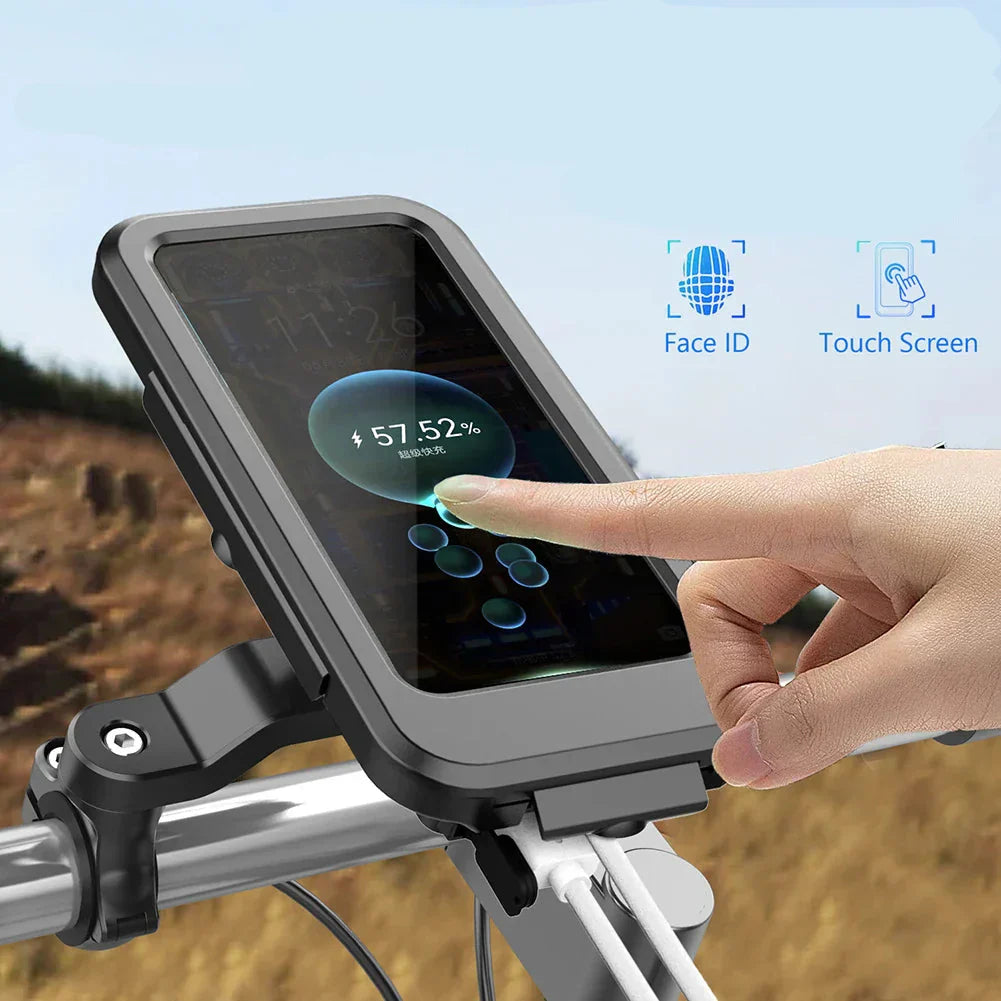 Waterproof Bike Phone Holder | Powerbank Handlebar Mount