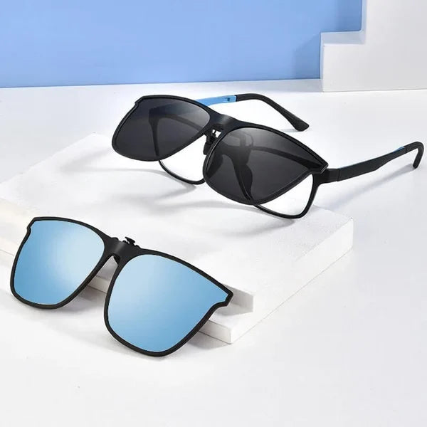Luxyecs | New Polarised Clip-on Flip Up Sunglasses