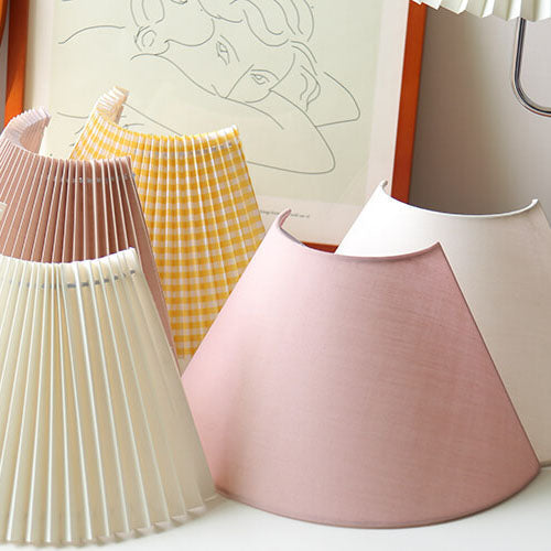 Modern Original Solid Wood Pleated Semi Circle Light Wall Sconce Lamp