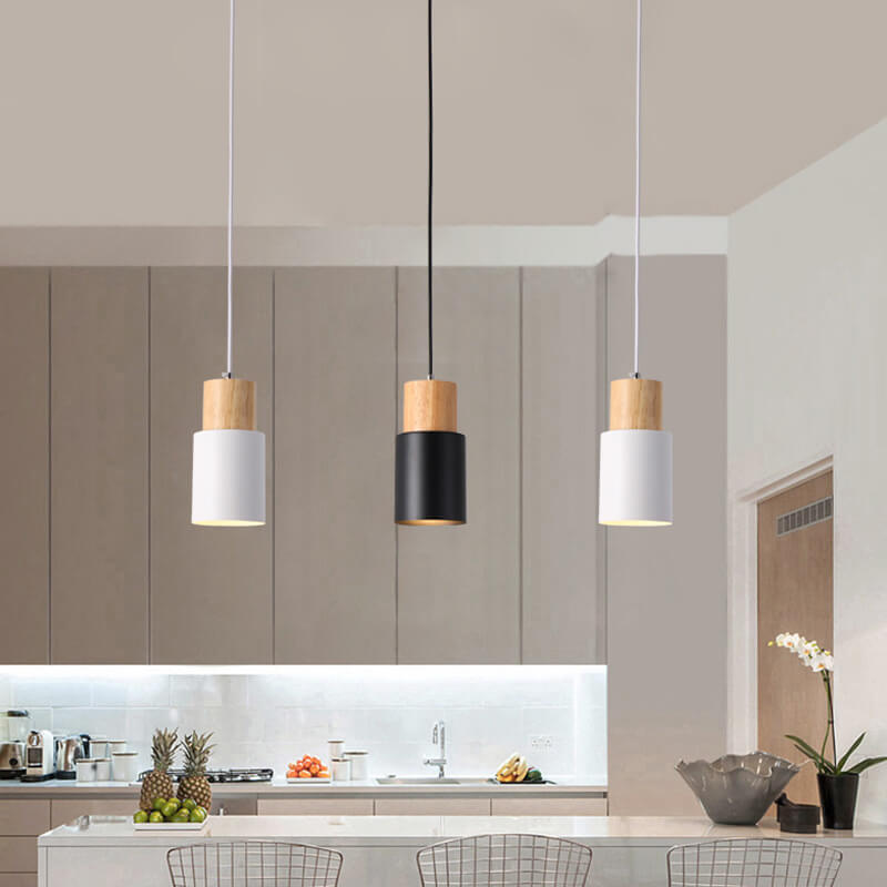 SinglePend - Nordic Macaron cilinder aluminium LED hanglamp