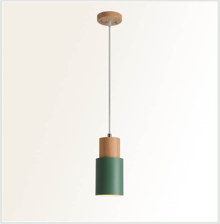 SinglePend - Nordic Macaron cilinder aluminium LED hanglamp