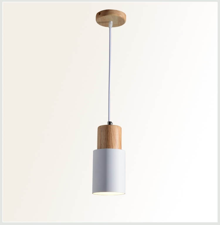 SinglePend - Nordic Macaron cilinder aluminium LED hanglamp