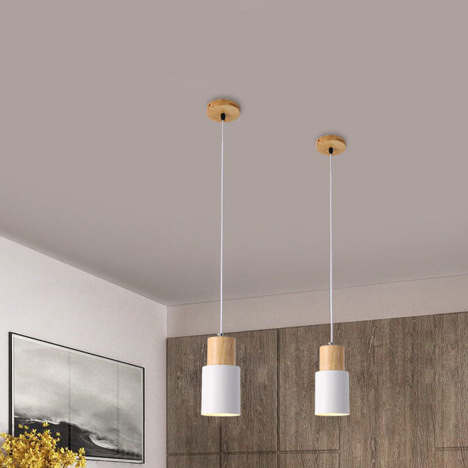 SinglePend - Nordic Macaron cilinder aluminium LED hanglamp