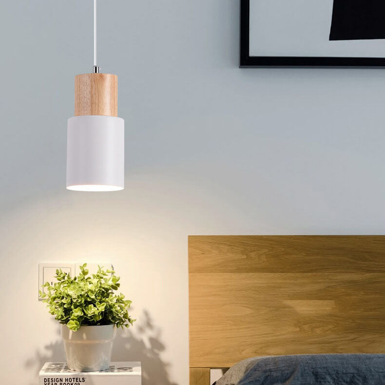 SinglePend - Nordic Macaron cilinder aluminium LED hanglamp