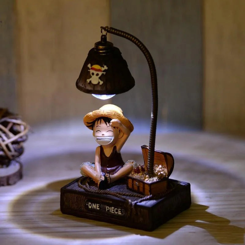 Pirate Figures LED Table Lamp – Decorative Lighting for Children's Rooms and Anime Fans