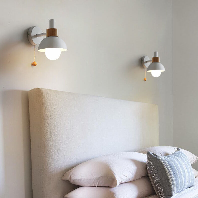 Nordic Macaron Globe Light Wall Sconce Lamp