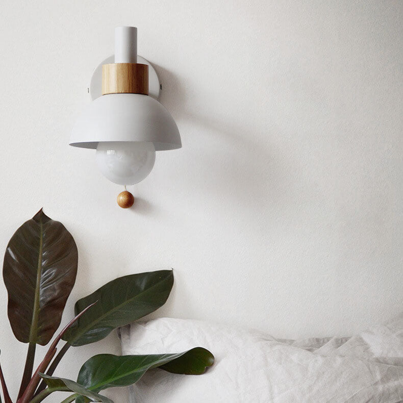 Nordic Macaron Globe Light Wall Sconce Lamp
