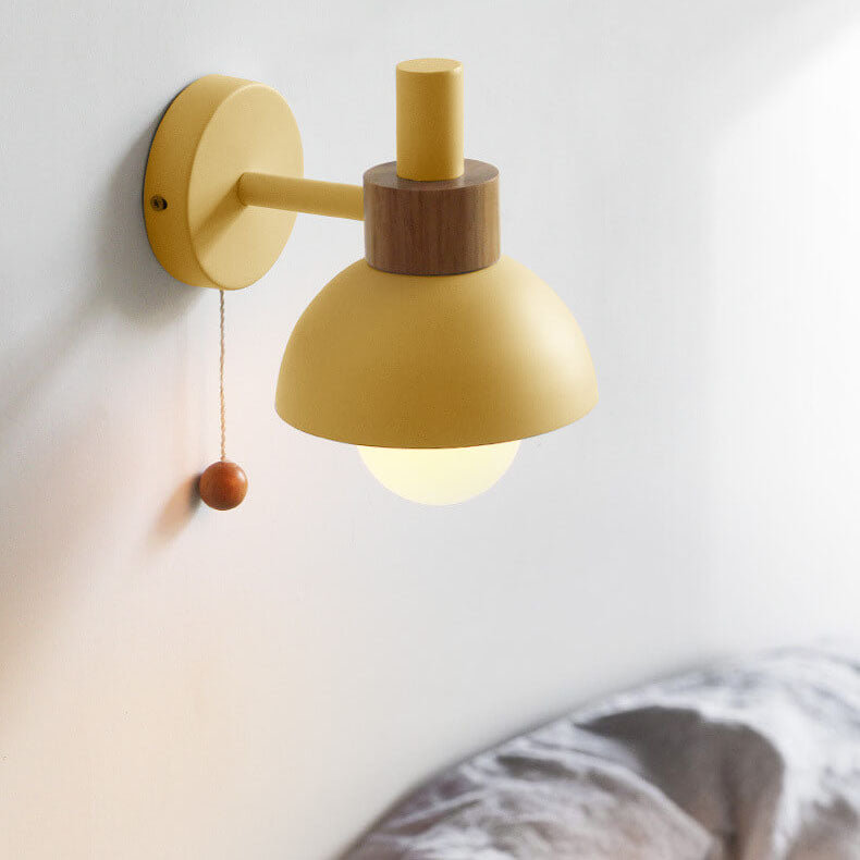 Nordic Macaron Globe Light Wall Sconce Lamp
