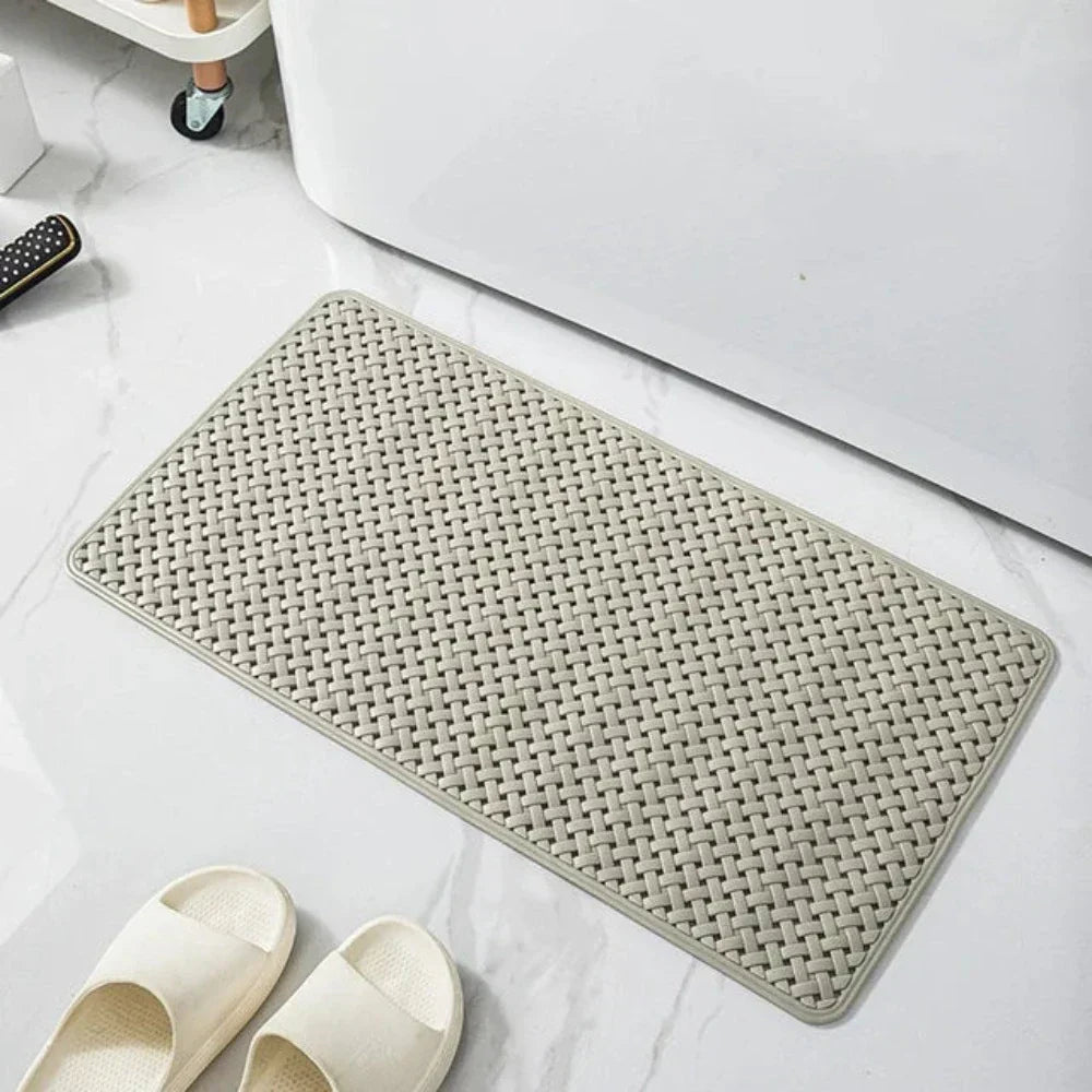 Non-Slip Bathtub Mat with Suction Cups | Quick Drying Bath Mat for Safety