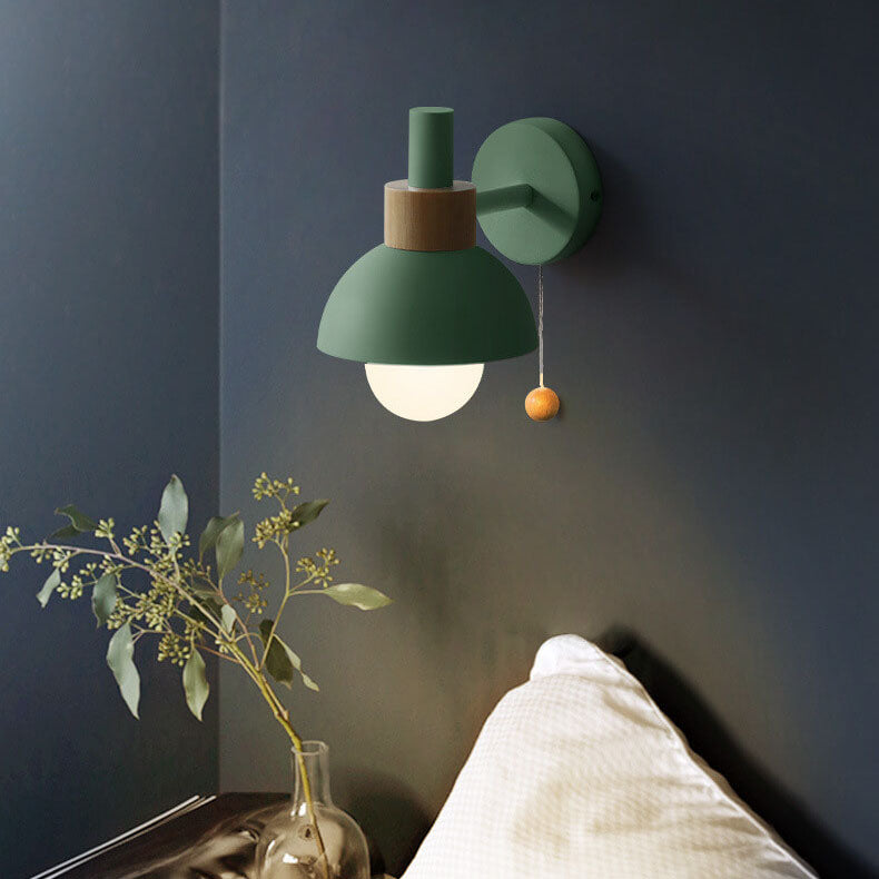 Nordic Macaron Globe Light Wall Sconce Lamp