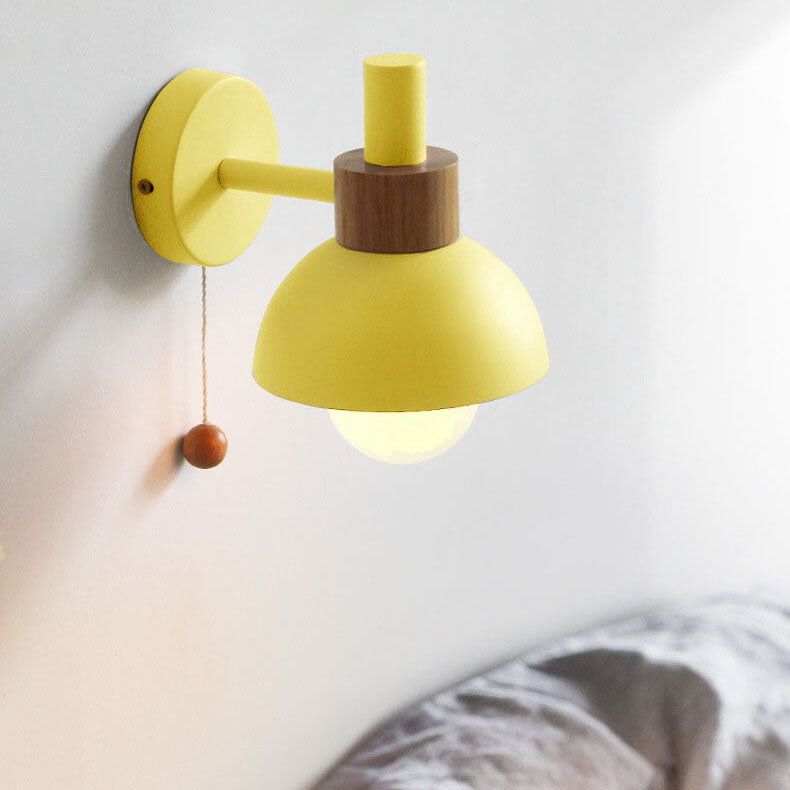 Nordic Macaron Globe Light Wall Sconce Lamp