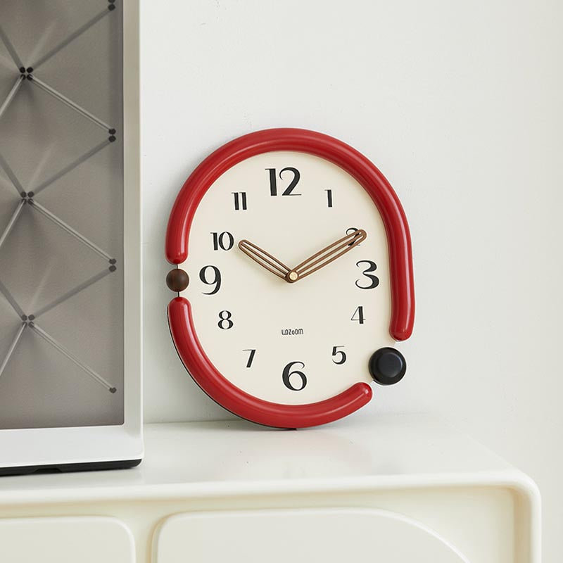 Time in a Twist Wall Clock | Creative and Avant-Garde Design for Modern Interiors