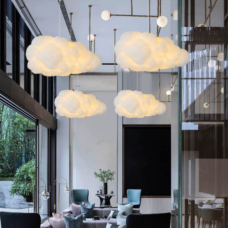 SoftCloud Cloud-Shaped Pendant Light | Modern Hanging Lamp for Kids’ Room