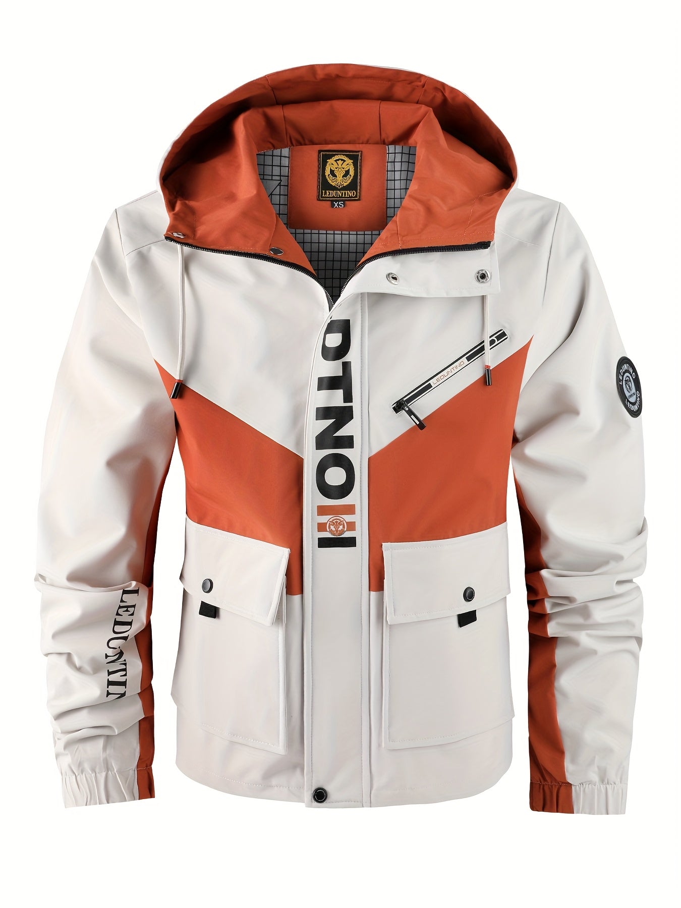 Men’s Hooded Jacket | Outdoor Windbreaker with Pockets