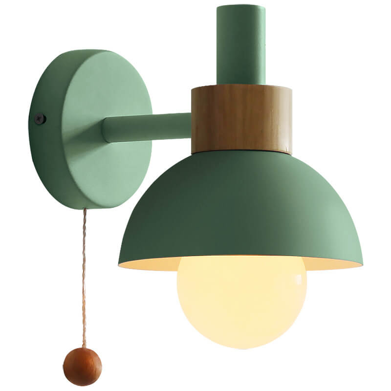 Nordic Macaron Globe Light Wall Sconce Lamp
