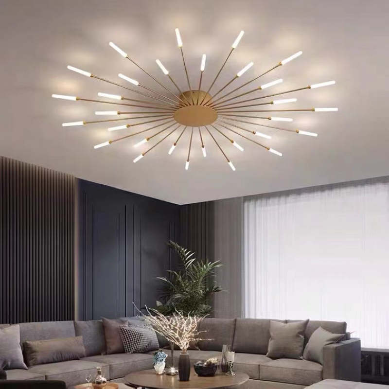 LED Starburst Ceiling Light | Sleek Modern