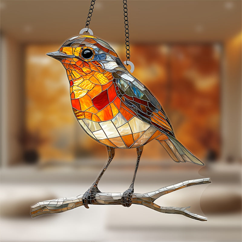 Luxyecs | Acrylic Bird Sun Catcher, Hanging Wall Decoration