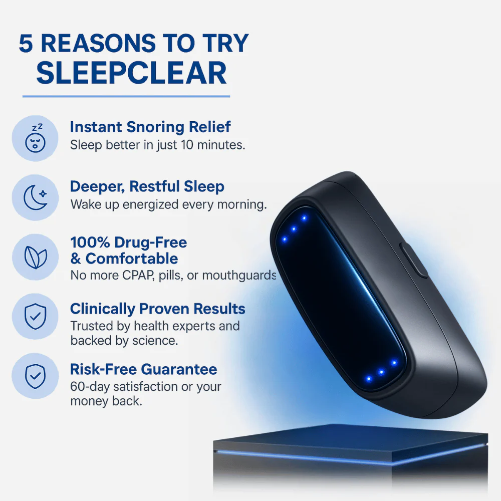 Smart Anti Snoring Device | Comfortable Sleep Assistant