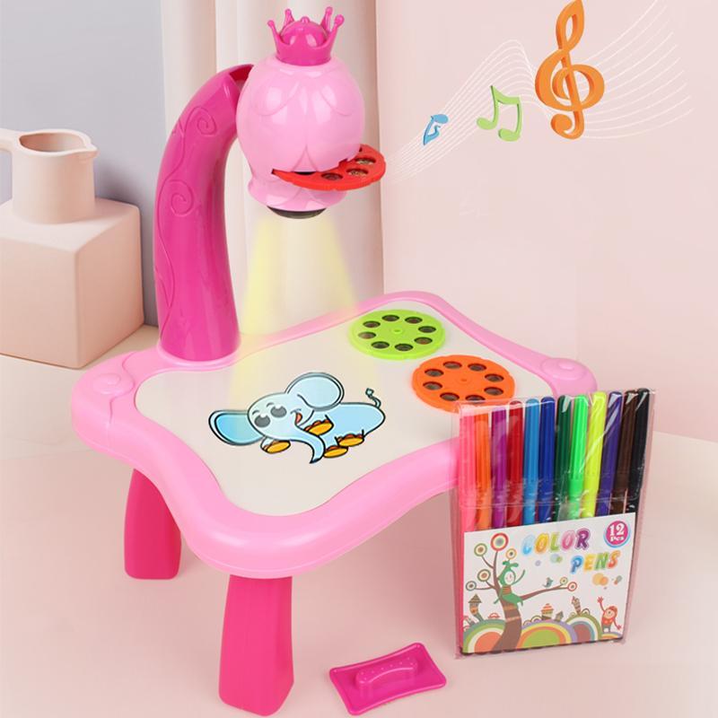 Luxyecs | KinderProjector - LED Drawing Projector with Music Educational Toy for Children