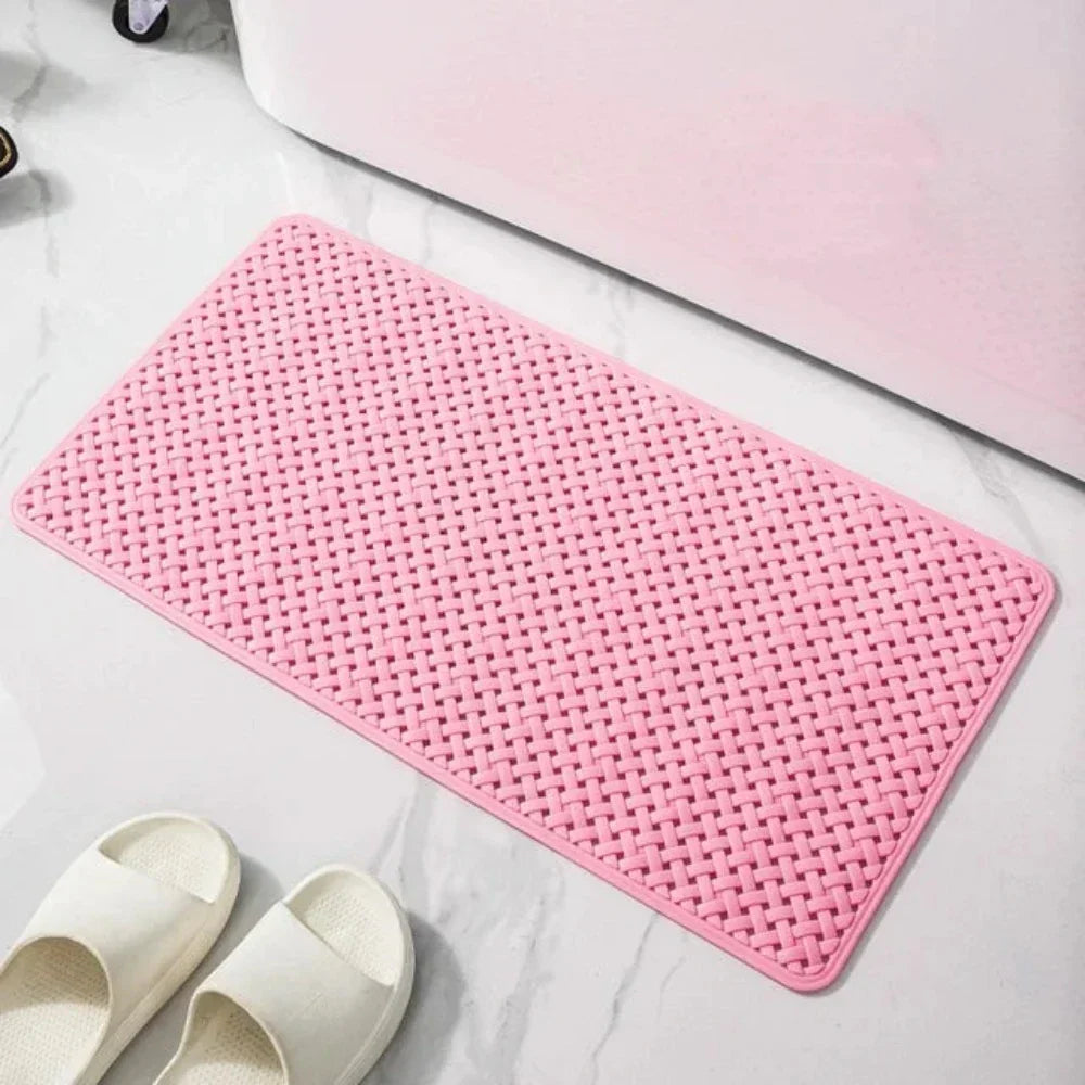 Non-Slip Bathtub Mat with Suction Cups | Quick Drying Bath Mat for Safety