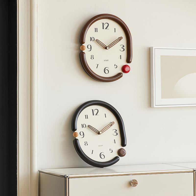 Time in a Twist Wall Clock | Creative and Avant-Garde Design for Modern Interiors