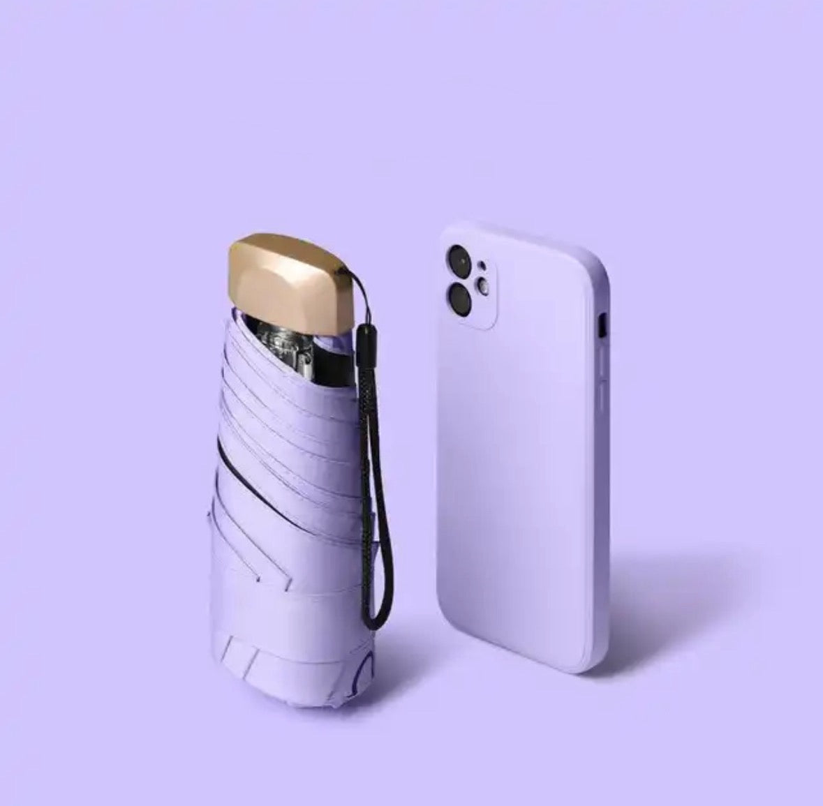 Melzano Mini Umbrella | Windproof and UV-Blocking Compact Travel Umbrella