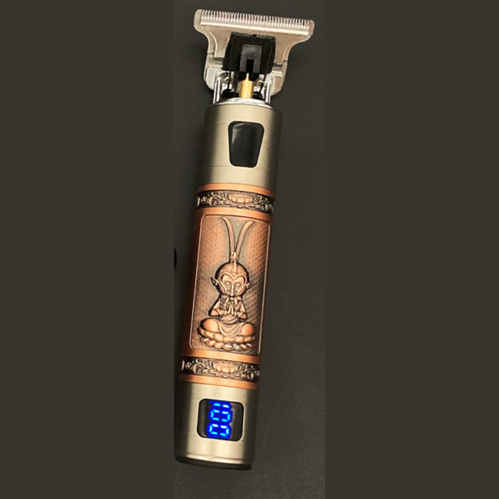Vardi Skull Vintage Trimmer | Rechargeable Hair Clipper with Attachments