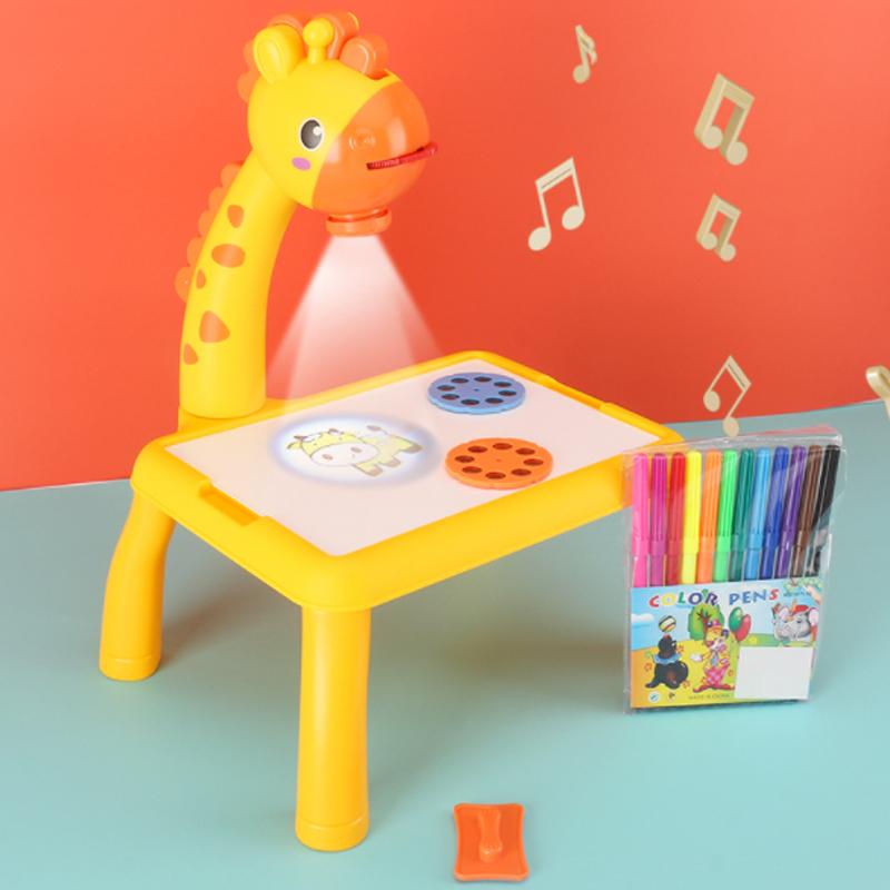 Luxyecs | KinderProjector - LED Drawing Projector with Music Educational Toy for Children