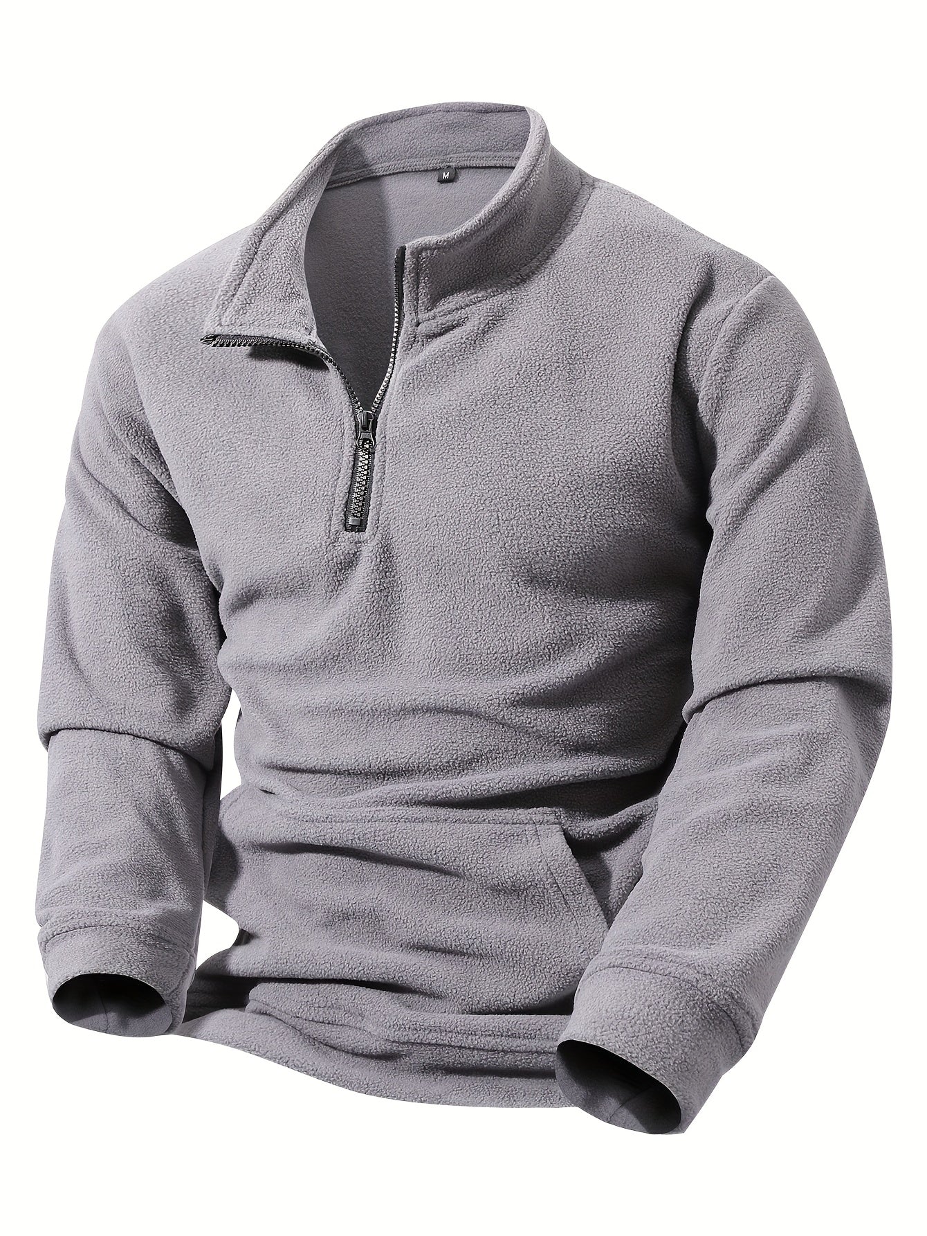 Men’s Winter Sweatshirt | Casual Half-Zip Sweatshirt