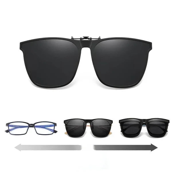 Luxyecs | New Polarised Clip-on Flip Up Sunglasses