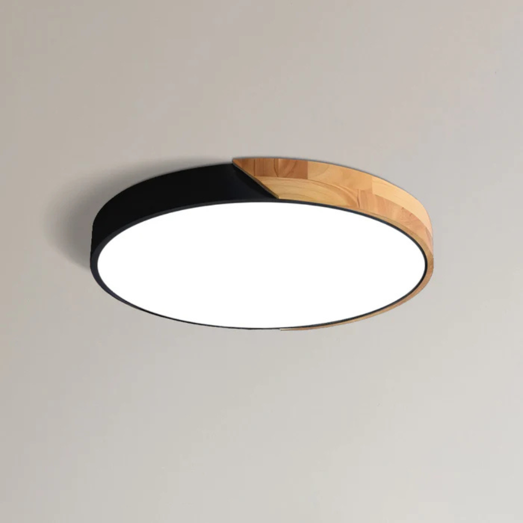 Delos – Scandinavian Wooden LED Ceiling Lamp