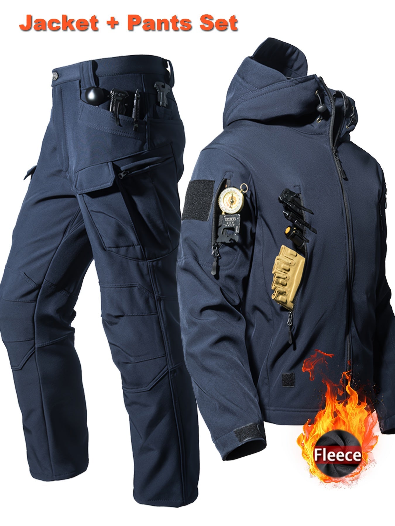 Men’s Winter Outfit | Tactical Jacket and Pants Set