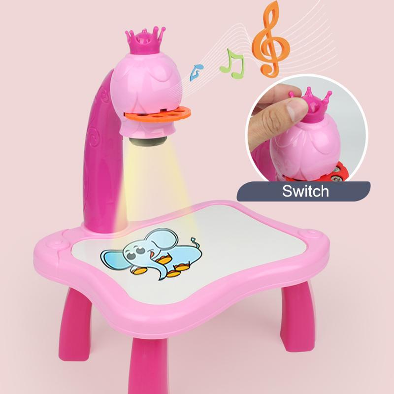 Luxyecs | KinderProjector - LED Drawing Projector with Music Educational Toy for Children