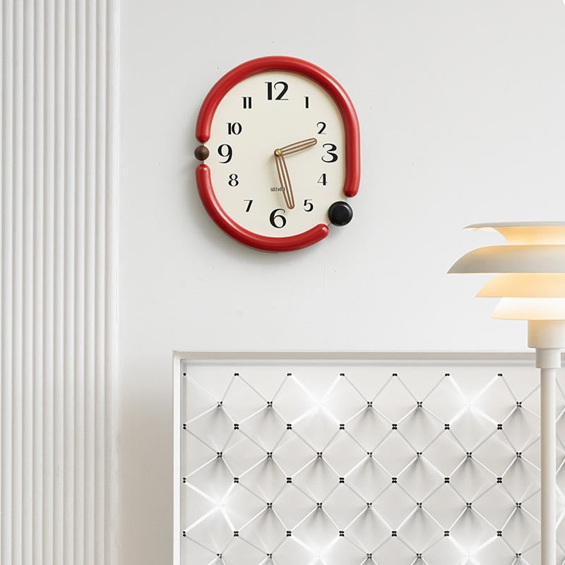 Time in a Twist Wall Clock | Creative and Avant-Garde Design for Modern Interiors