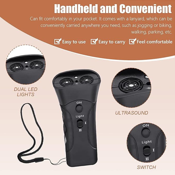 Dog Bark Control Device | Ultrasonic Training Tool