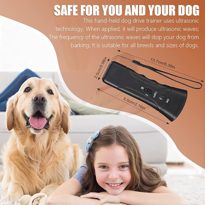 Dog Bark Control Device | Ultrasonic Training Tool