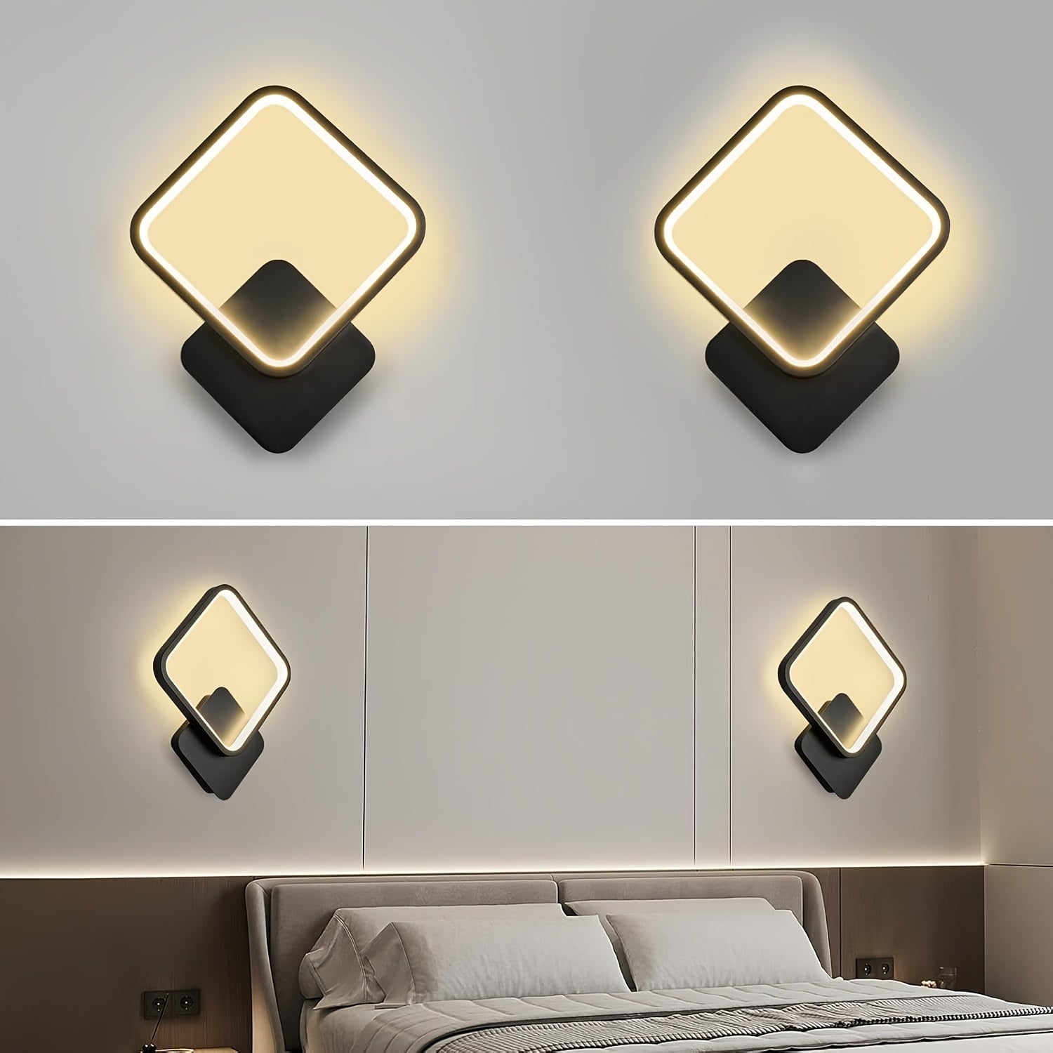 Modern LED Wall Light | Minimalist Square Wall Lamp