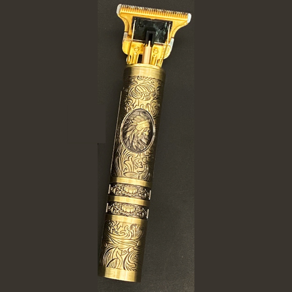 Vardi Skull Vintage Trimmer | Rechargeable Hair Clipper with Attachments