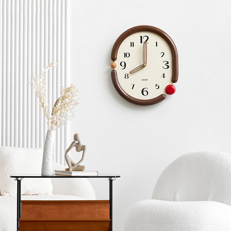 Time in a Twist Wall Clock | Creative and Avant-Garde Design for Modern Interiors
