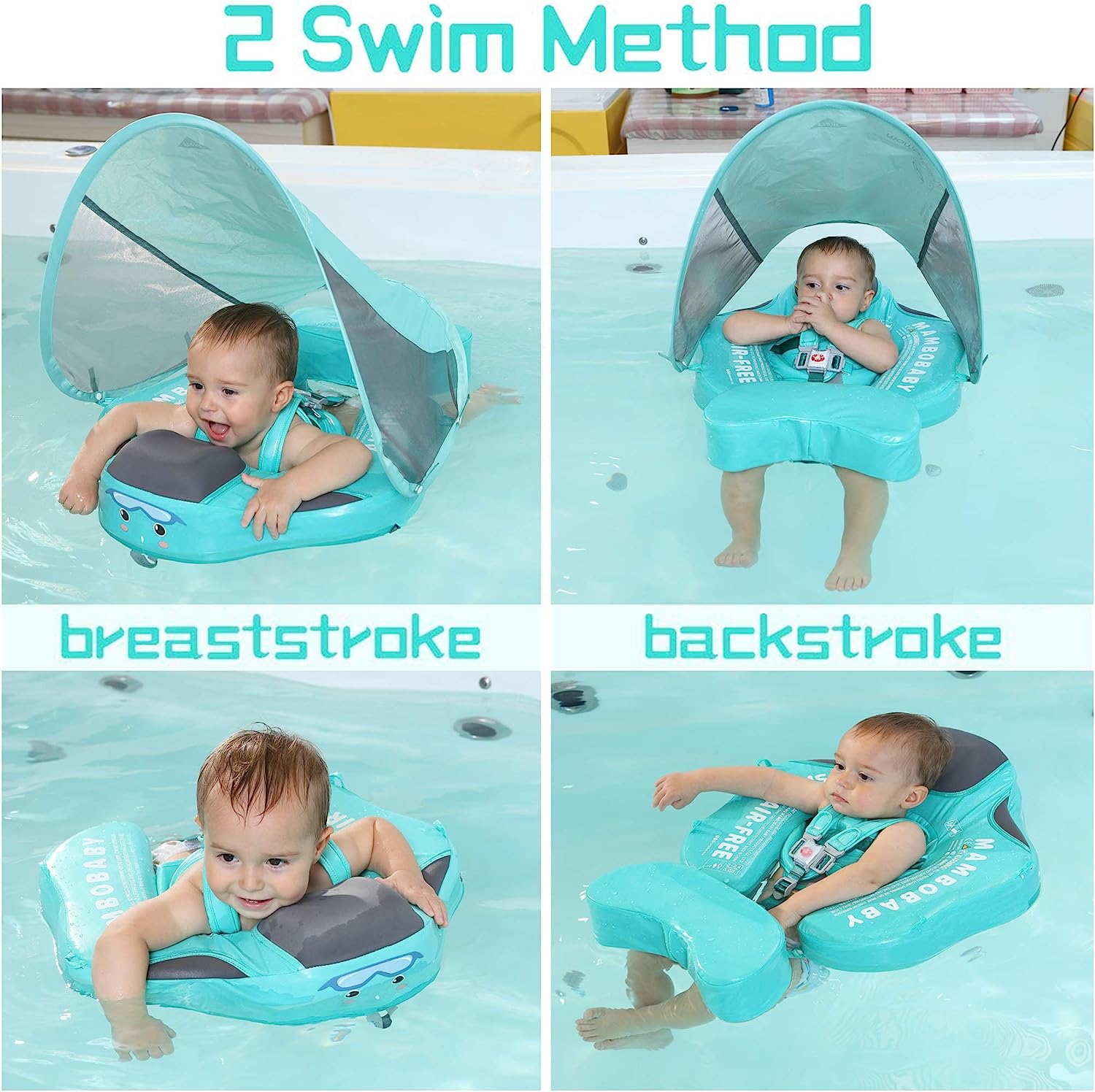 Baby Swim Trainer | 360° Safety Protection Float 3-24M
