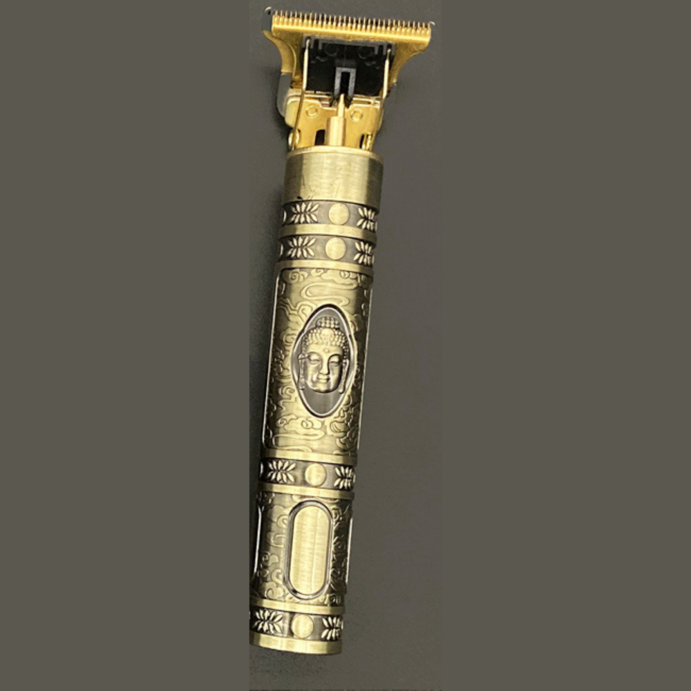 Vardi Skull Vintage Trimmer | Rechargeable Hair Clipper with Attachments