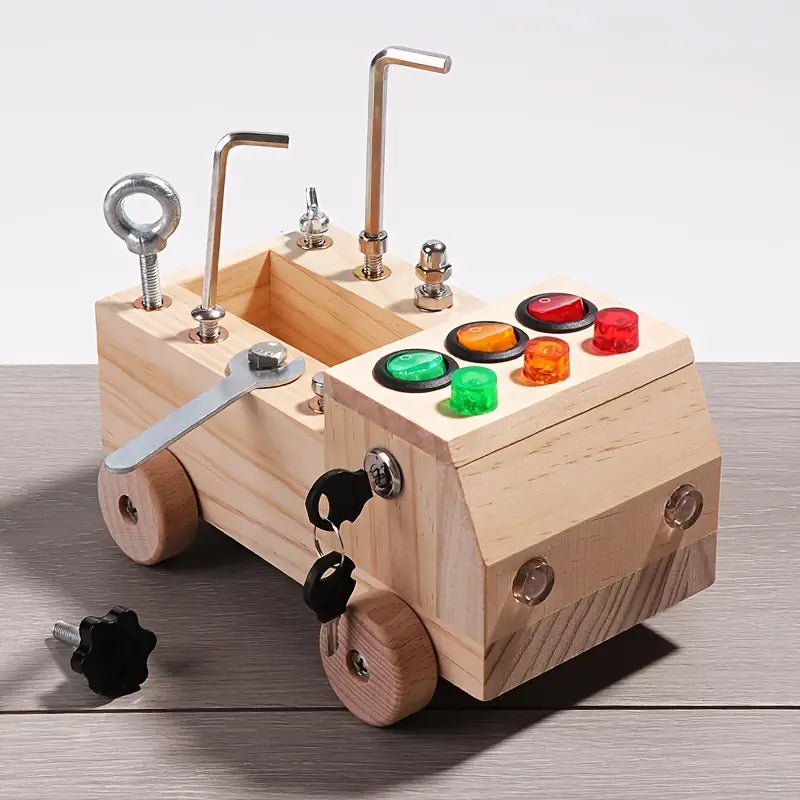 Montessori Busy Board | Interactive Learning Toy to Enhance Fine Motor Skills