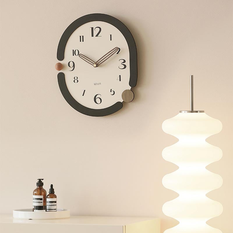 Time in a Twist Wall Clock | Creative and Avant-Garde Design for Modern Interiors