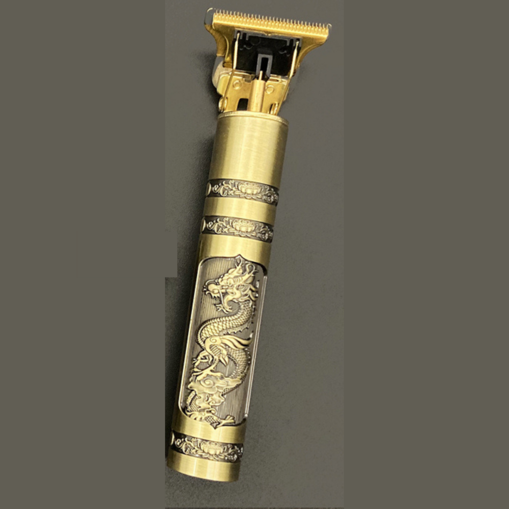 Vardi Skull Vintage Trimmer | Rechargeable Hair Clipper with Attachments