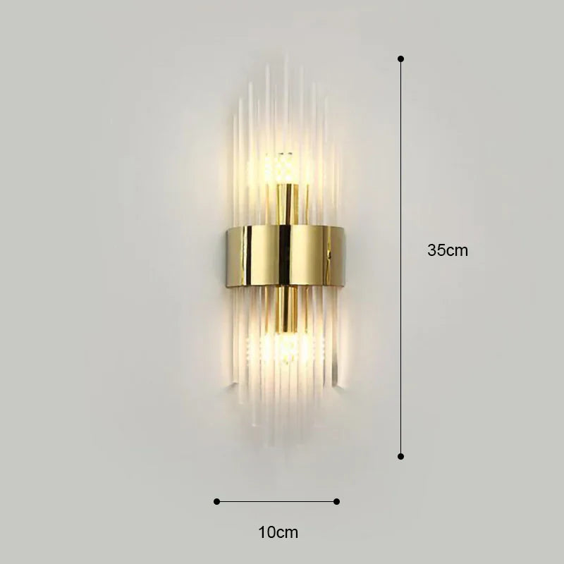 Luxuria Designer Wall Light for Bedroom – Sophisticated & Warm Atmosphere