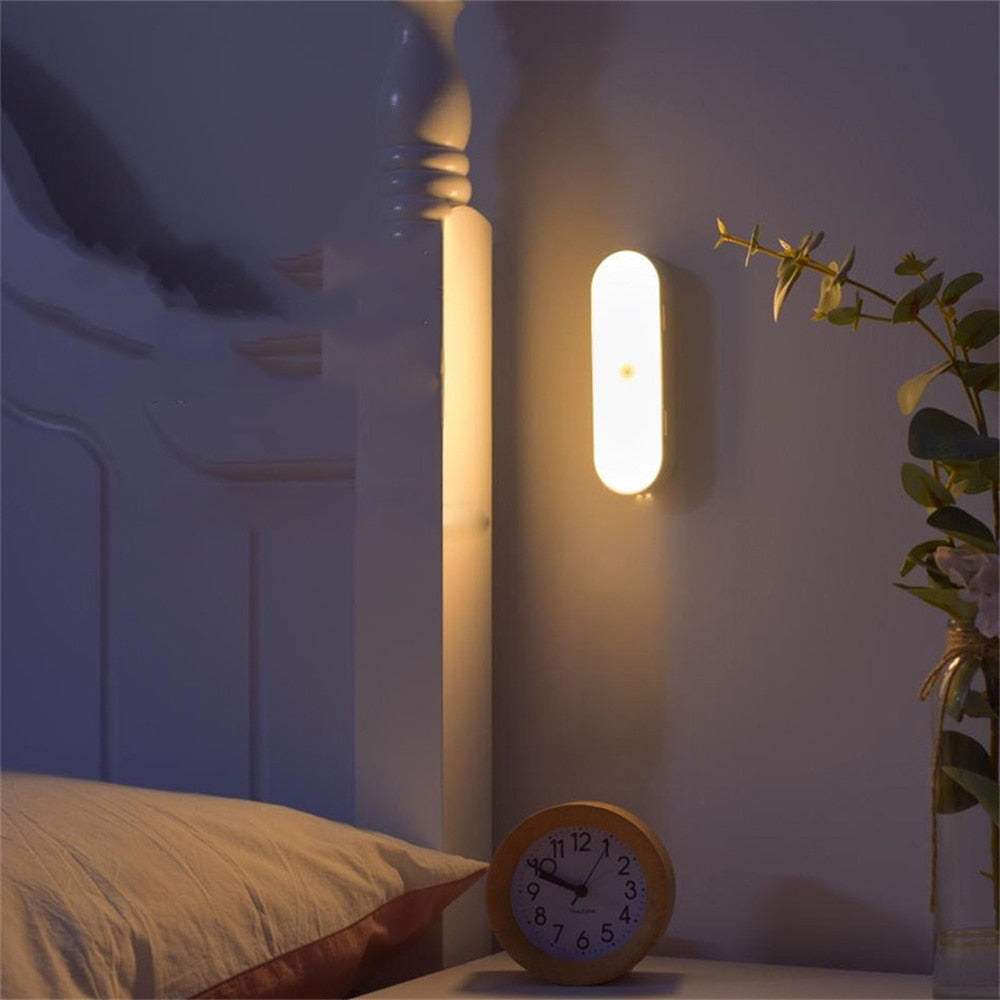 Wireless LED Wall Light with Motion Sensor – Easy & Safe Illumination